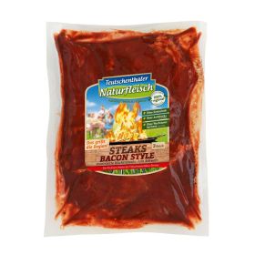 Link zu  Nackensteaks Bacon Style