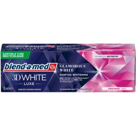 Zahncreme 3D White Luxe Glamorus White, Süße Minze