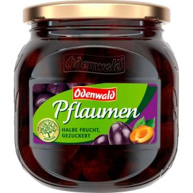 Pflaumen, halbe Frucht gezuckert