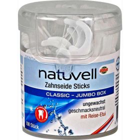 Zahnseide-Sticks Classic, ungewachst. geschmacksneutral