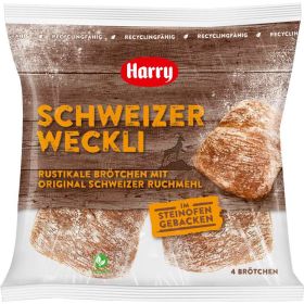 Aufback-Brötchen Schweizer Weckli, rustikale Brötchen