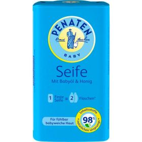 Seife mit Babyöl und Honig