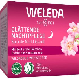 Nachtcreme Glättend, Wildrose