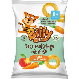 Bio Maisringe mit Hirse, Apfel & Karotte