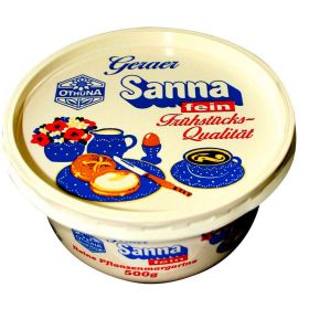 Pflanzenmargarine Sanna fein