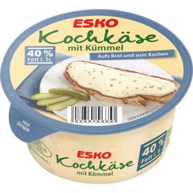 Kochkäse mit Kümmel, 40% Fett i. Tr.