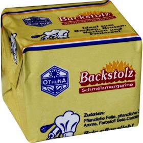 Schmelzmargarine "Backstolz", Original