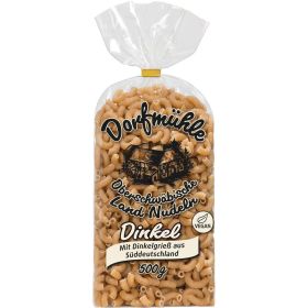 Dinkel-Nudeln, Hörnchen