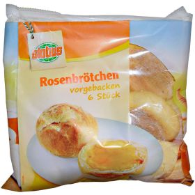 Rosenbrötchen, tiefgekühlt