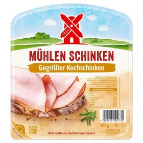 Schinken Aufschnitt gegrillt