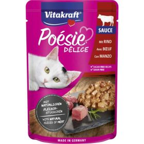 Katzen-Nassfutter Poésie Délice, Rind
