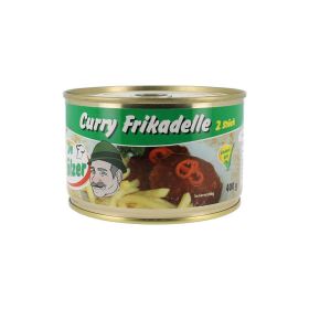 Curry-Frikadelle