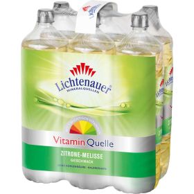 Mineralwasser Vitamin Quelle, Zitrone-Melisse-Geschmack, Naturell (6x 1,500 Liter)