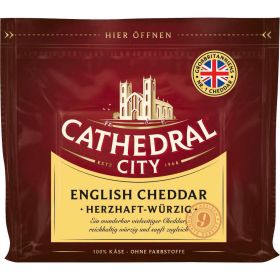 English Cheddar Reibekäse, herzhaft-würzig