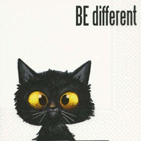 Tissue-Servietten Be different, 33 x 33 cm, 3-lagig