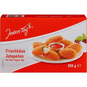 Frischkäse Jalapenos, tiefgekühlt