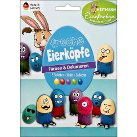 Farb-und Bastelset, Freche Eierköpfe