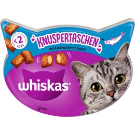 Katzen-Snack Knuspertaschen, Lachs