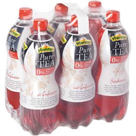 Eistee Pure Tea, Früchtetee (6x 1,000 Liter)