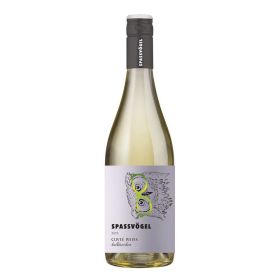 Spaßvögel Cuvee weiß halbtrocken