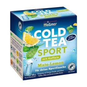 Cold Tea Sport mit Koffein, Mate-Lemon