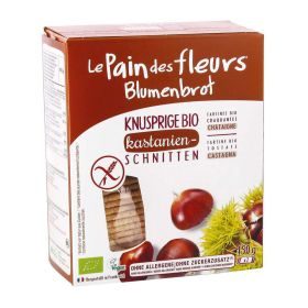 Bio Kastanie Knusperbrot, Blumenbrot