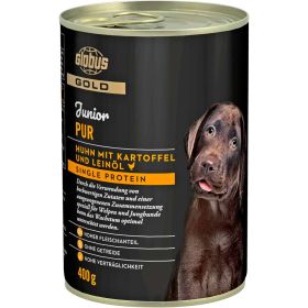 Link zu  Hunde-Nassfutter, Junior, mit Huhn,Kartoffel und Leinöl