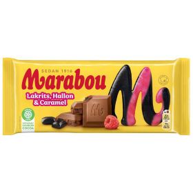 Tafelschokolade, Lakrits/Hallon/Caramel
