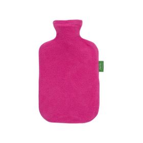 Wärmeflasche Fleece, magenta