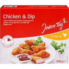 Chicken Nuggets + Dip, tiefgekühlt