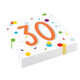 Link zu  Servietten, Birthday 30 Confetti