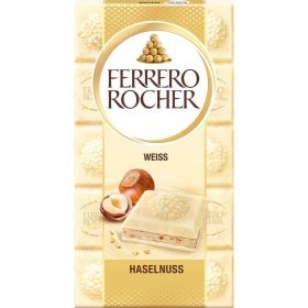 Rocher Tafelschokolade, weiß, Haselnuss