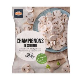 Champignons, tiefgekühlt