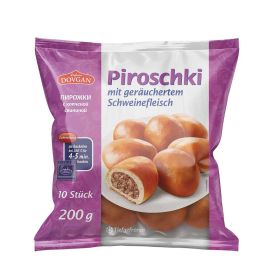 Link zu  Piroschki mit geräuchertem Schweinefleisch