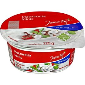 Jeden Tag  Mozzarella Minis, 125 g