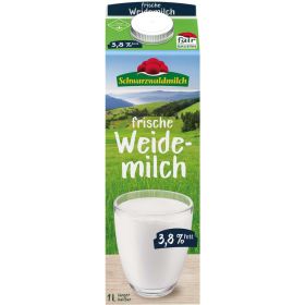 Frische Weidemilch, 3,8% Fett, länger haltbar