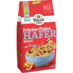 Bio Hafer Müsli, Früchte & Flakes, ungesüßt