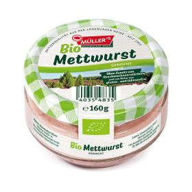 Link zu  Bio Mettwurst im Glas