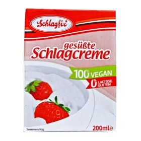 Gesüßte Schlagcreme