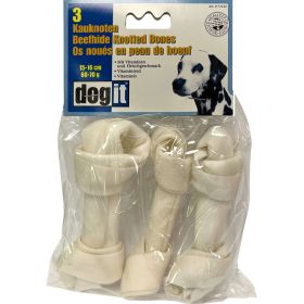 Hunde-Snack, Kauknoten klein, weiß