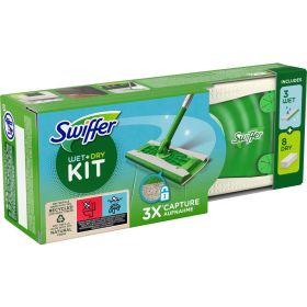 Bodenwischer Starter-Set Dry + Wet mit Bodentücher