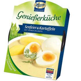 Senfeier & Kartoffeln Genießerküche mit feiner Dillnote