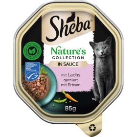 Katzen-Nassfutter Nature´s Collection , Lachs/Erbse