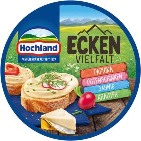 Schmelzkäse-Ecken, Vielfalt