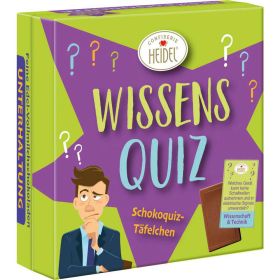 Wissensquiz Schokotäfelchen