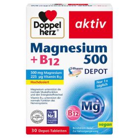 Magnesium 500+B12 Depot Tabletten