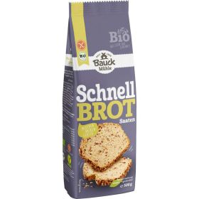 Bio Schnellbrot mit Saaten, glutenfrei