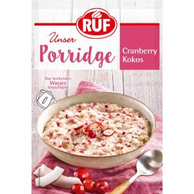 Porridge, Cranberry-Kokos