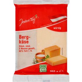 Schnittkäse, Bergkäse