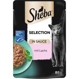 Katzen-Nassfutter Lachs in Soße